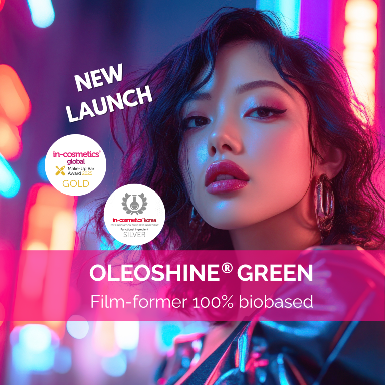 OleoShine Green In-cosmetics awards